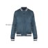 Louis Vuitton Replica Men Ready to wear Coats and Outerwear Embroidered Varsity Jacket Petrole 4137 1