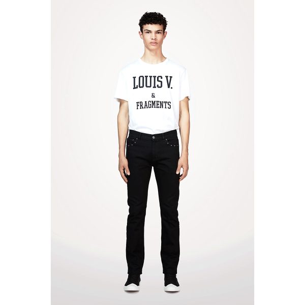 Louis Vuitton Replica Men Ready to wear Denim Fragment Slim Jeans 4424 2