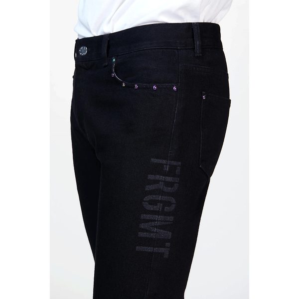 Louis Vuitton Replica Men Ready to wear Denim Fragment Slim Jeans 4424 3