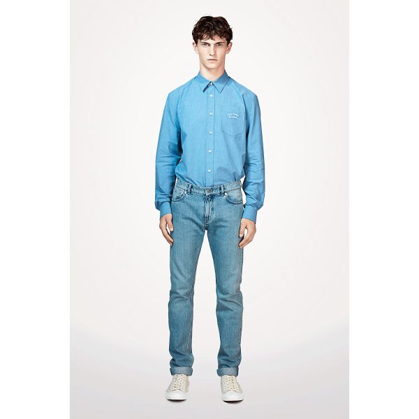 Louis Vuitton Replica Men Ready to wear Denim New Washed Slim Jeans 4423 2