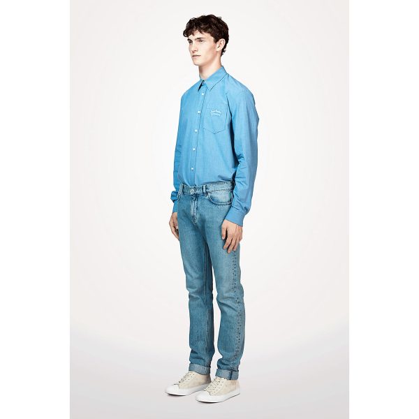 Louis Vuitton Replica Men Ready to wear Denim New Washed Slim Jeans 4423 3