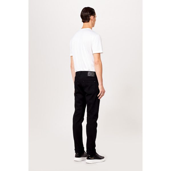 Louis Vuitton Replica Men Ready to wear Denim Stretch Slim Jeans 4419 5