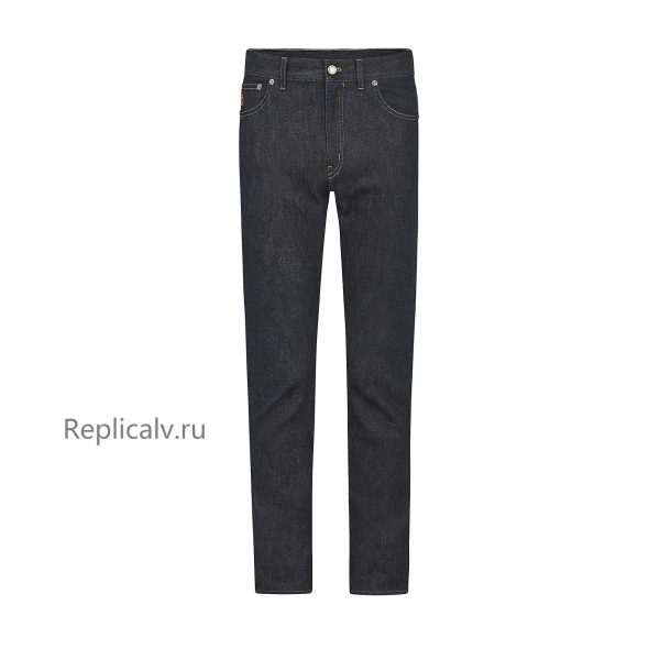 Louis Vuitton Replica Men Ready to wear Denim Stretch Slim Jeans 4420 1