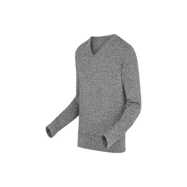Louis Vuitton Replica Men Ready to wear Knitwear Classic V Neck Sweater Gris Chine 4369 2