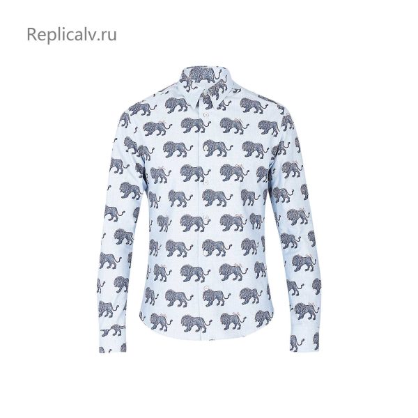 Louis Vuitton Replica Men Ready to wear Shirts Lion Classic Shirt 4226 1