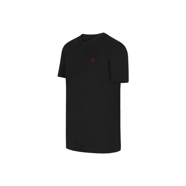 Louis Vuitton Replica Men Ready to wear T shirts Polos and Sweatshirts Classic V Neck T Shirt Noir 4325 2