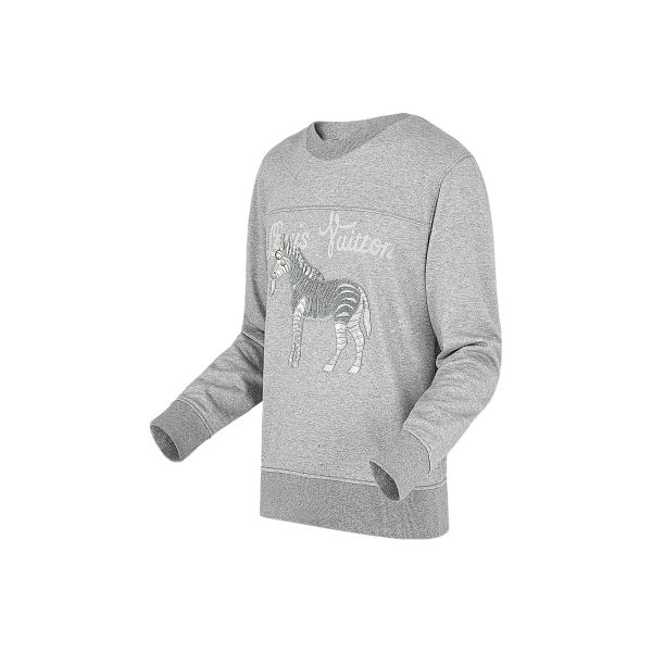 Louis Vuitton Replica Men Ready to wear T shirts Polos and Sweatshirts Zebra Sweatshirt 4318 2