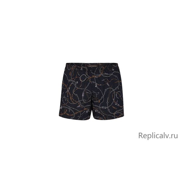 Louis Vuitton Replica Men Ready to wear Trousers Chain Tools Swim Shorts 4402 1 1
