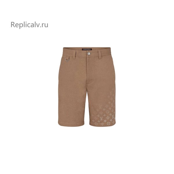 Louis Vuitton Replica Men Ready to wear Trousers Fragment Printed Chino Short 4398 1 1