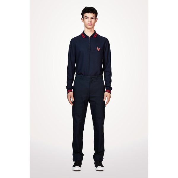 Louis Vuitton Replica Men Ready to wear Trousers Pocket Trousers Marine Nuit 4385 2