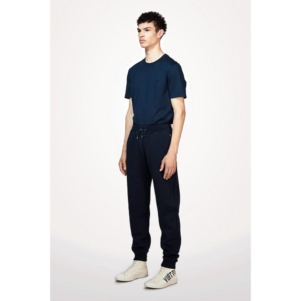 Louis Vuitton Replica Men Ready to wear Trousers Travel Jogging Pants Navy 4382 4