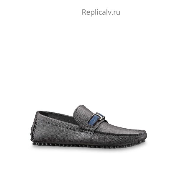 Louis Vuitton Replica Men Shoes Loafers and Driving Shoes Hockenheim Moccasin Ardoise 4497 1 1