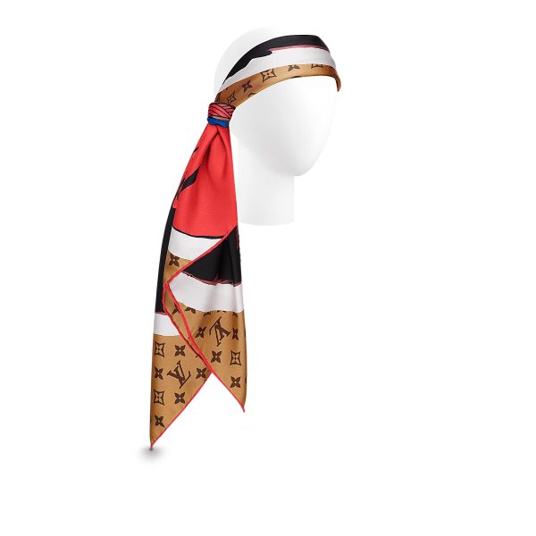 Louis Vuitton Replica Women Accessories Scarves and shawls Kabuki Stickers Square Fashion Show Cruise SS 18 1933 2