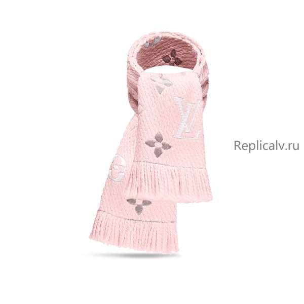 Louis Vuitton Replica Women Accessories Scarves and shawls Logomania Rainbow Scarf Crystal Pink 1902 1