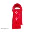 Louis Vuitton Replica Women Accessories Scarves and shawls Logomania Rainbow Scarf Red 1900 1