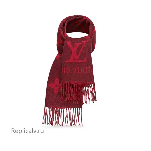 Louis Vuitton Replica Women Accessories Scarves and shawls Reykjavik Scarf Cherry 1894 1