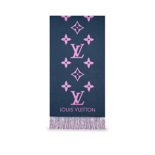 Louis Vuitton Replica Women Accessories Scarves and shawls Reykjavik Scarf Indigo Blue 1896 2