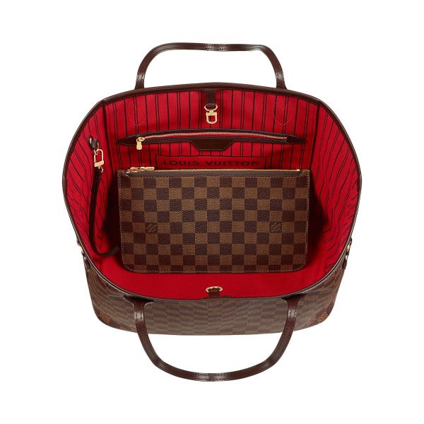 Louis Vuitton Replica Women Handbags Shoulder Bags Neverfull MM Red 272 2