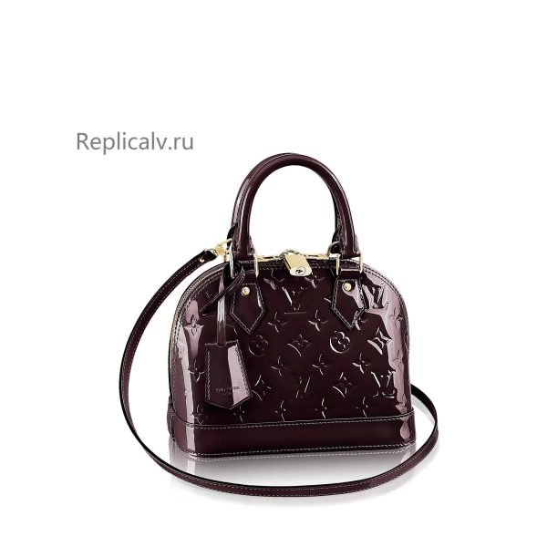 Louis Vuitton Replica Women Handbags Top Handles Alma BB Amarante 108 1