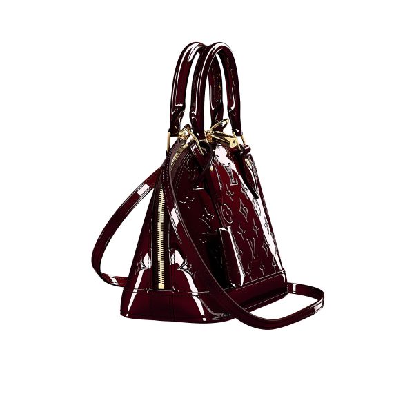 Louis Vuitton Replica Women Handbags Top Handles Alma BB Amarante 108 2