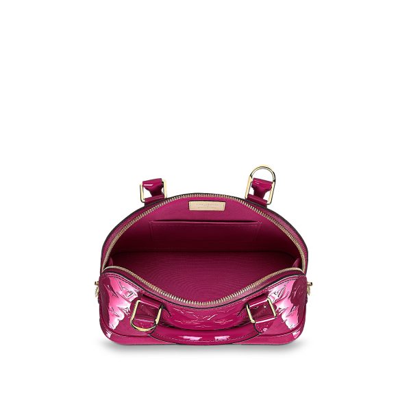 Louis Vuitton Replica Women Handbags Top Handles Alma BB Magenta 111 2