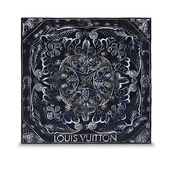 louis vuitton lucky paisley square scarves and shawls M71176 PM1 Other view
