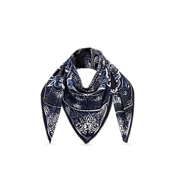 louis vuitton lucky paisley square scarves and shawls M71176 PM2 Front view